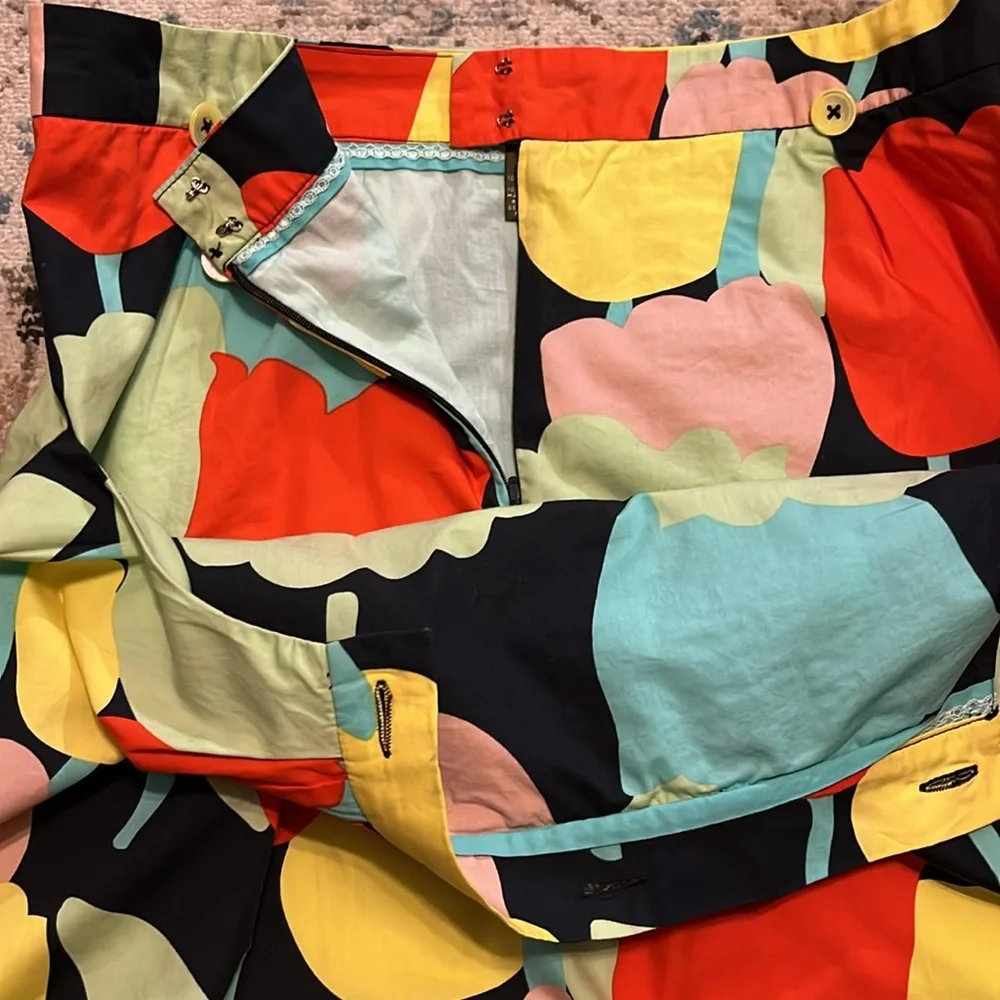 NWOT Anthropologie Cotton Tulip Skirt Pockets! fei Size 8 - Picture 8 of 15